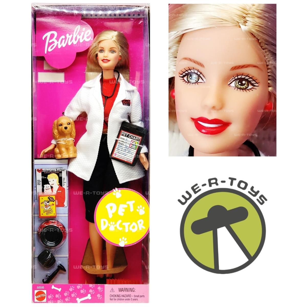 Pet Doctor Barbie Doll 2000 Mattel No. 50595