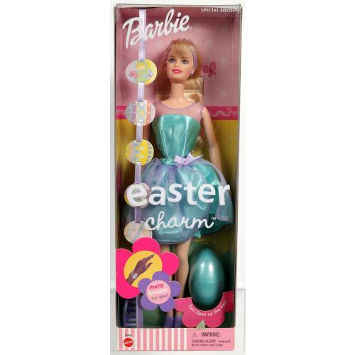 Easter Charm Barbie Doll Special Edition Series 53365 Nrfb 2001 Mattel Inc