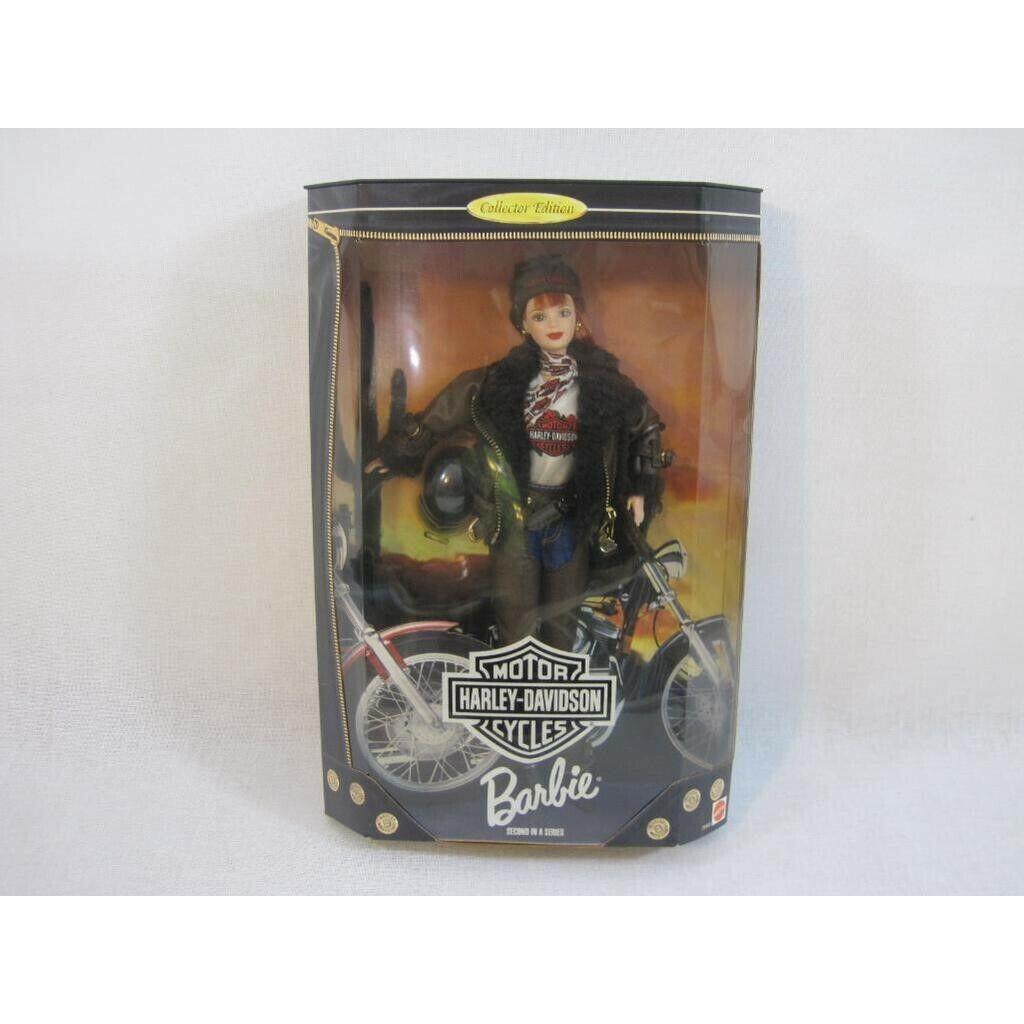 Harley-davidson Barbie Doll Nrfb 1998 Barbie Collectibles