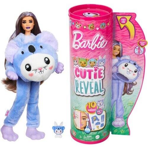 WB Mattel - Barbie Cutie Reveal Costume Series Barbie with Bunny as Koala