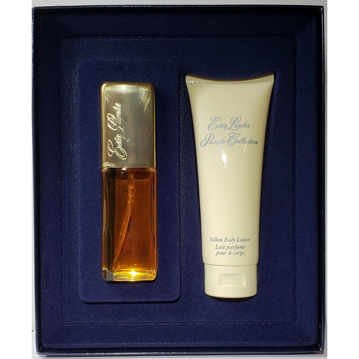 Estee Lauder Private Collection Two-to-treasure Set Pure Fragrance Lotion