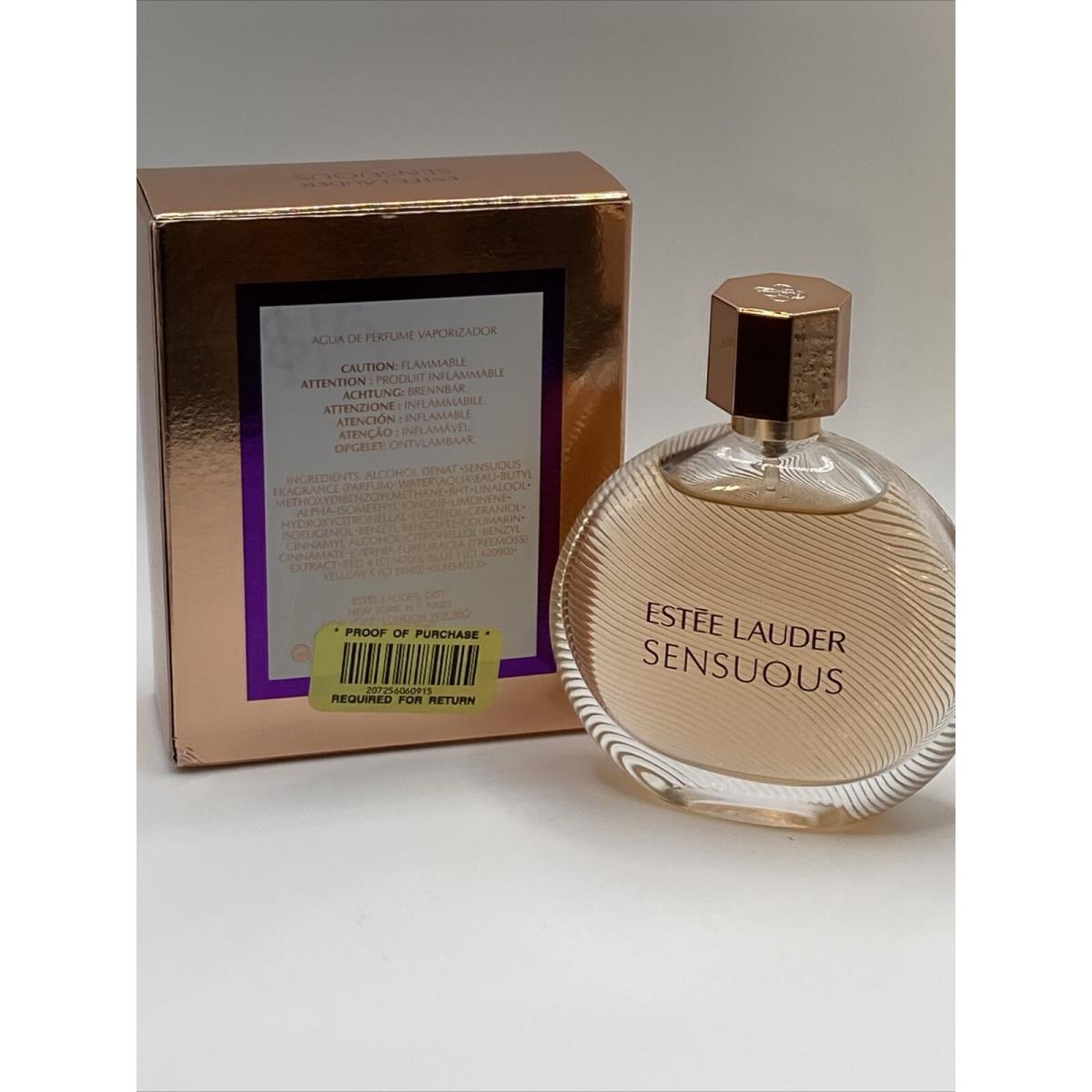 Estee Lauder Sensuous 1.7 Fl. oz Women`s Eau de Parfum