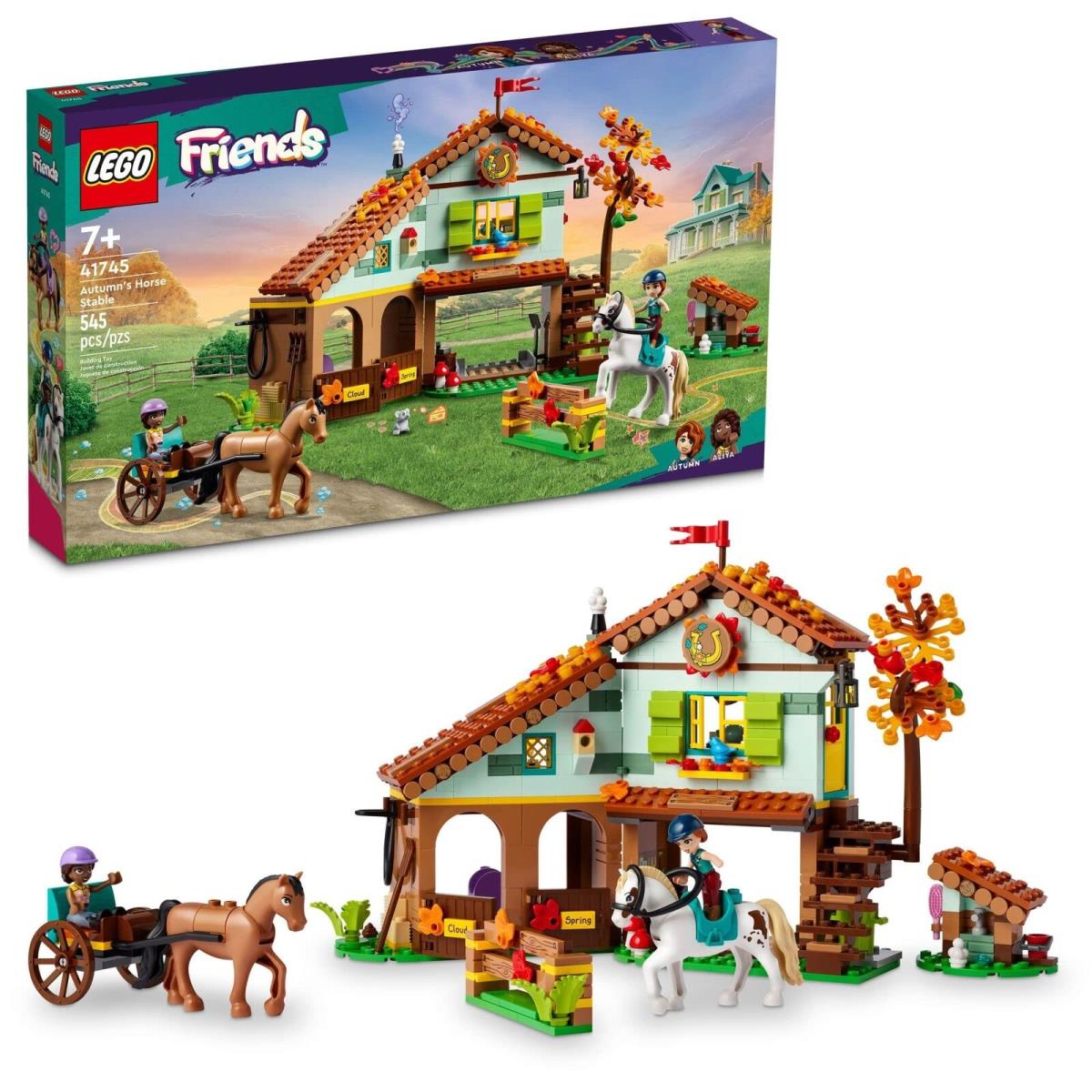 Lego Friends Autumn s Horse Stable 41745 Building Toy Role-play Fun For Kids