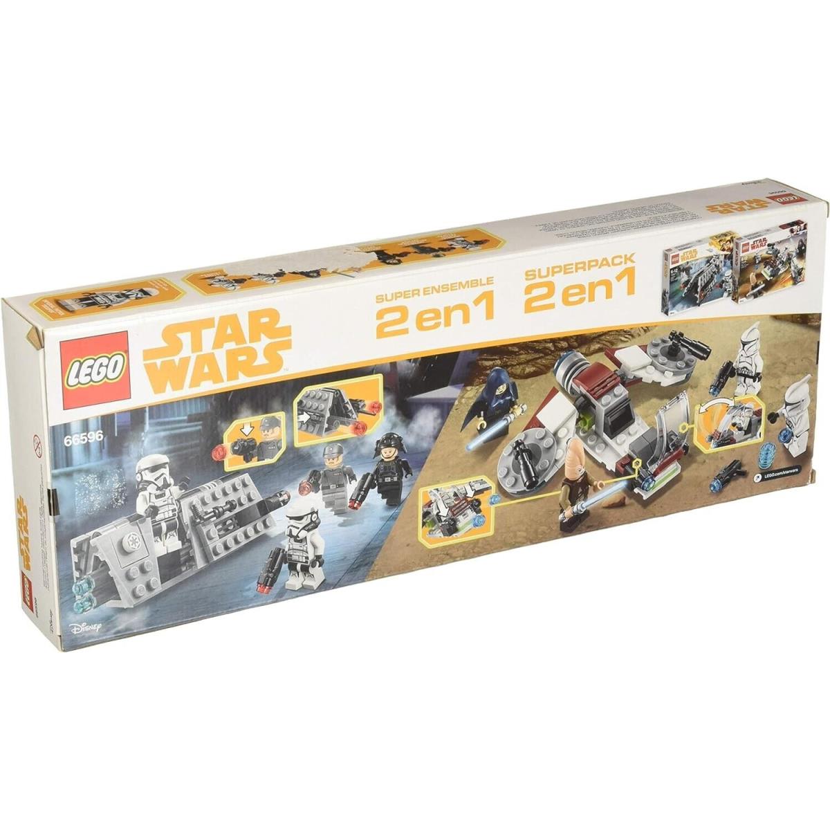 Lego 66596 Star Wars Super Battle Pack 2 In 1 75206 75207 Retired