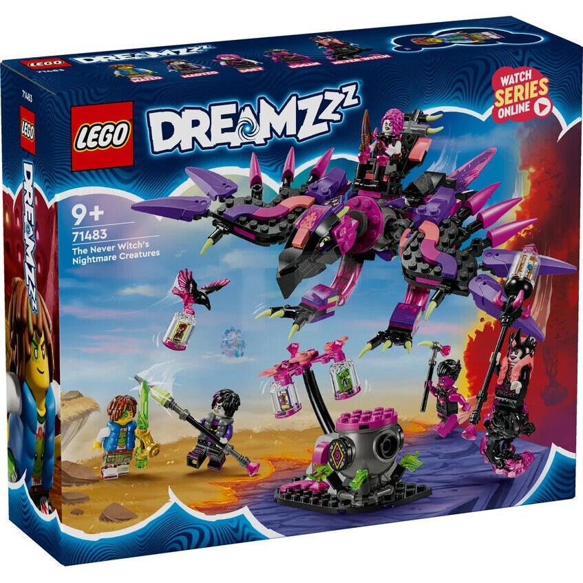 Lego Dreamzzz The Never Witch s Nightmare Creatures 71483 Building Toy Set