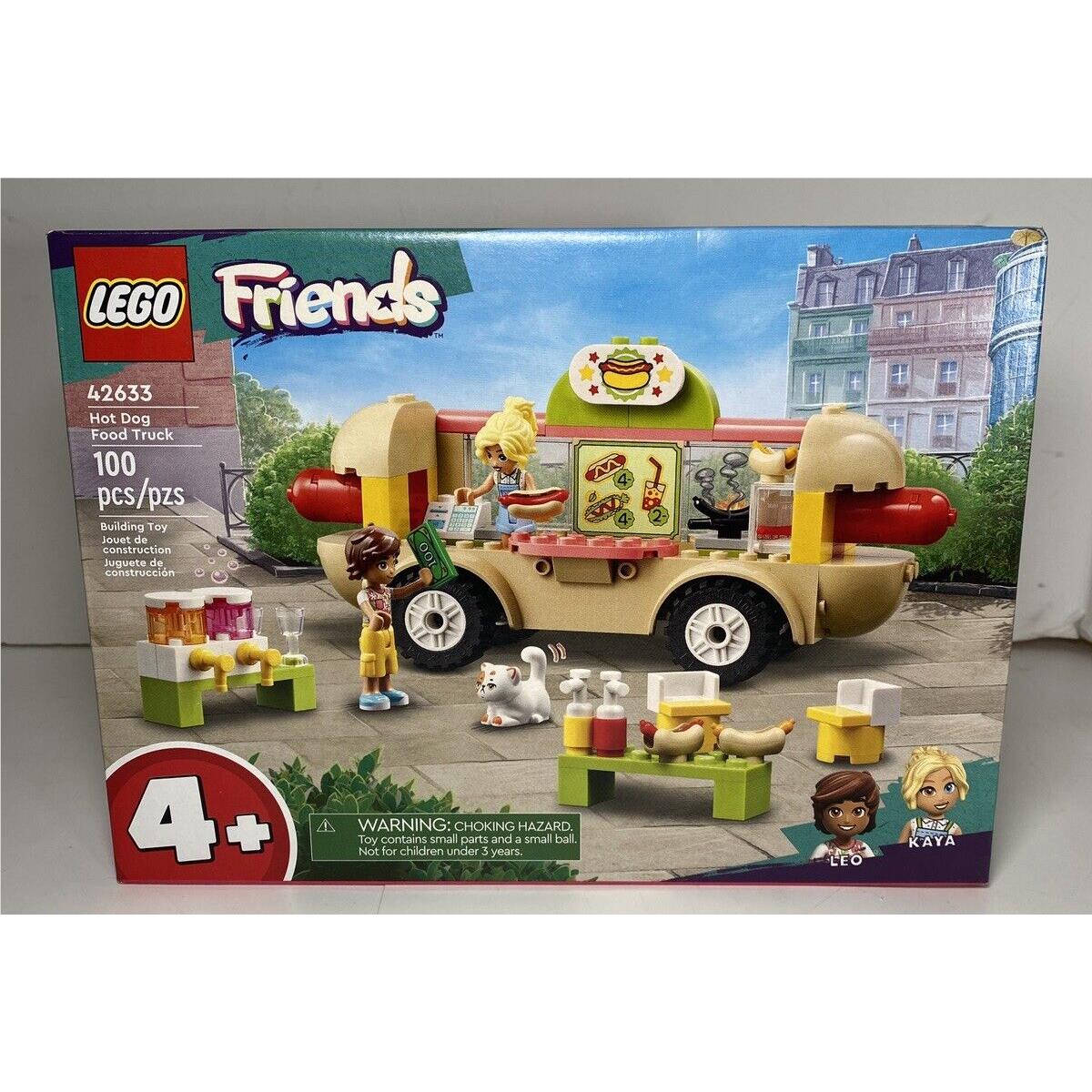 Lego Friends Hot Dog Food Truck 42633 Toy Building Kit 100 Pcs