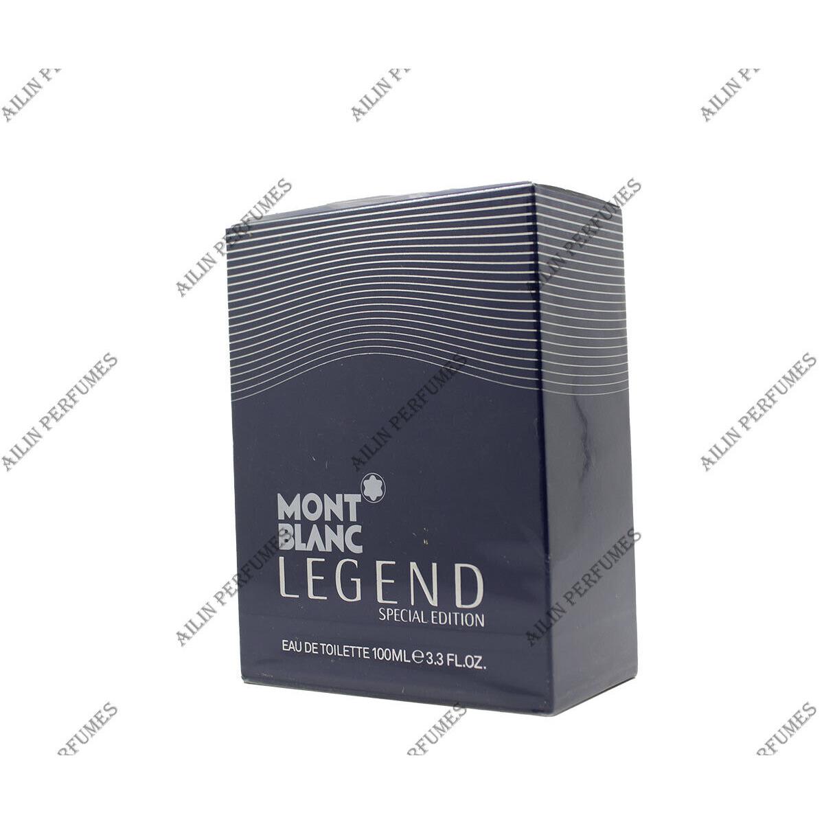 Montblanc Legend Special Edition 2012 Blue by Mont Blanc 3.3 oz 100 ml Edt Spray Men