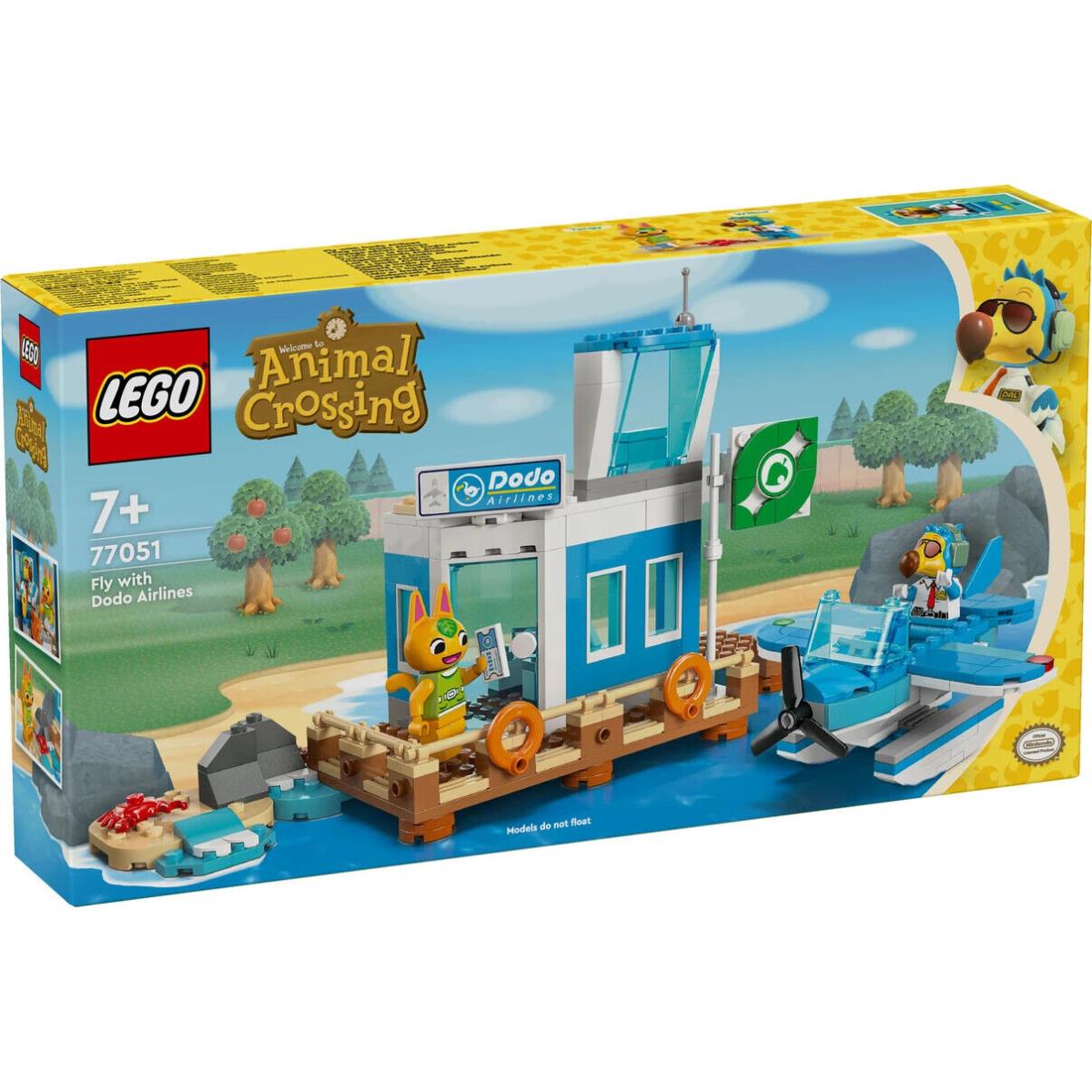 Lego Animal Crossing Fly with Dodo Airlines 77051 Building Toy Set Gift