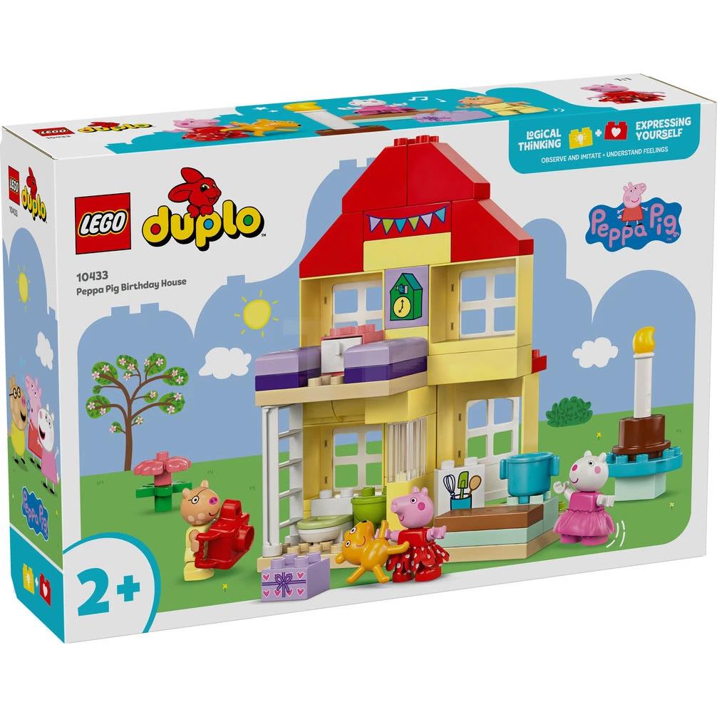 Lego Duplo Peppa Pig Birthday House 10433 Building Toy Set Dollhouse Playset