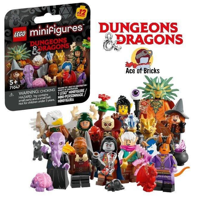 Lego 71047 Dungeons and Dragons Minifigures - Complete Set of 12 IN Stock