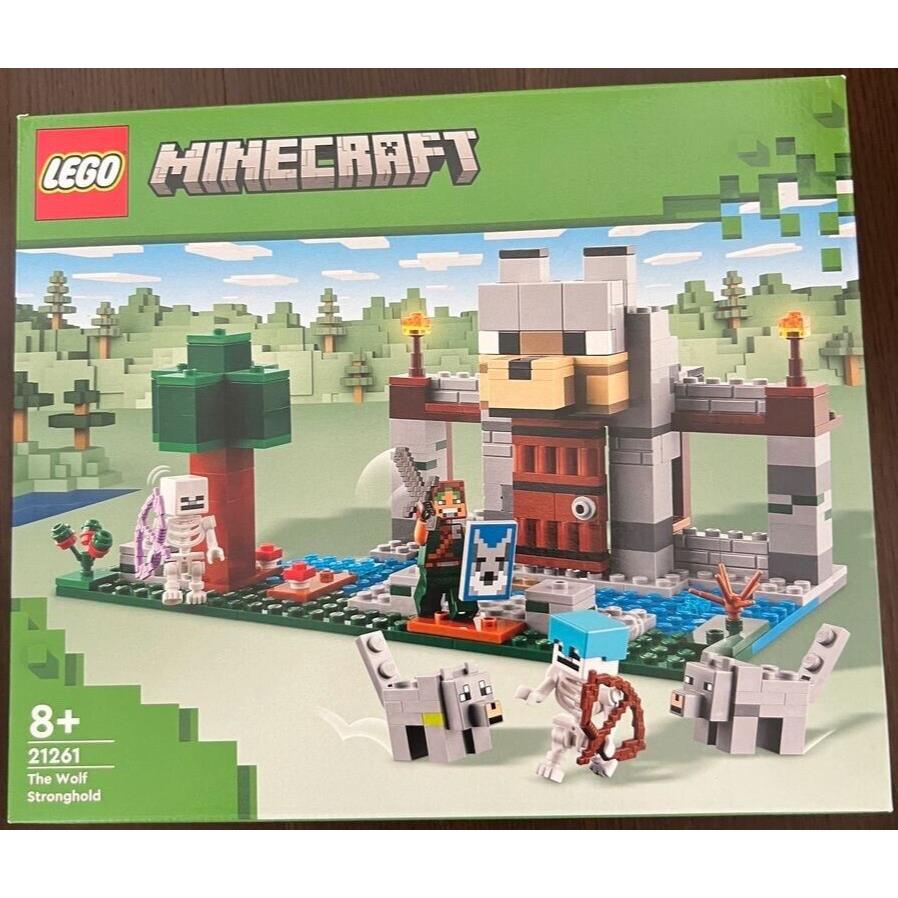 Lego Minecraft The Wolf Stronghold 21261 Toy Building Kit 312 Pcs