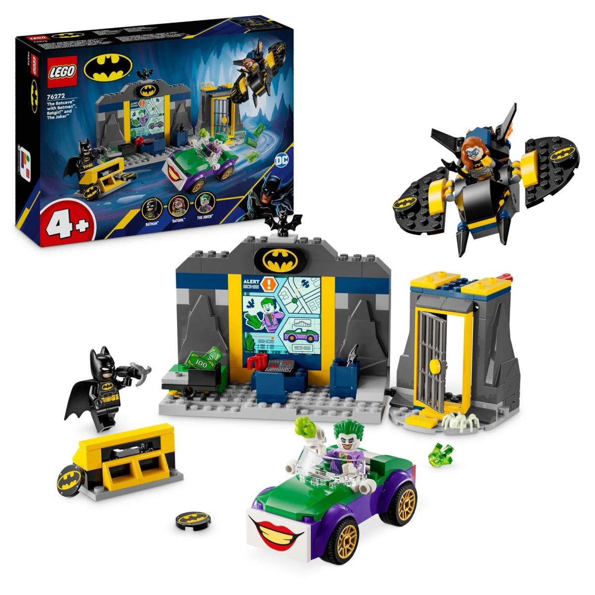 Lego DC Batman The Batcave with Batman Batgirl The Joker Fun Super-hero Adve