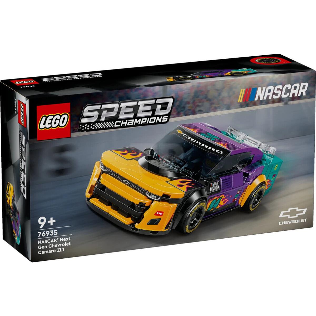 Lego Speed Champions Nascar Next Gen Chevrolet Camaro ZL1 Building Toy Set 76935