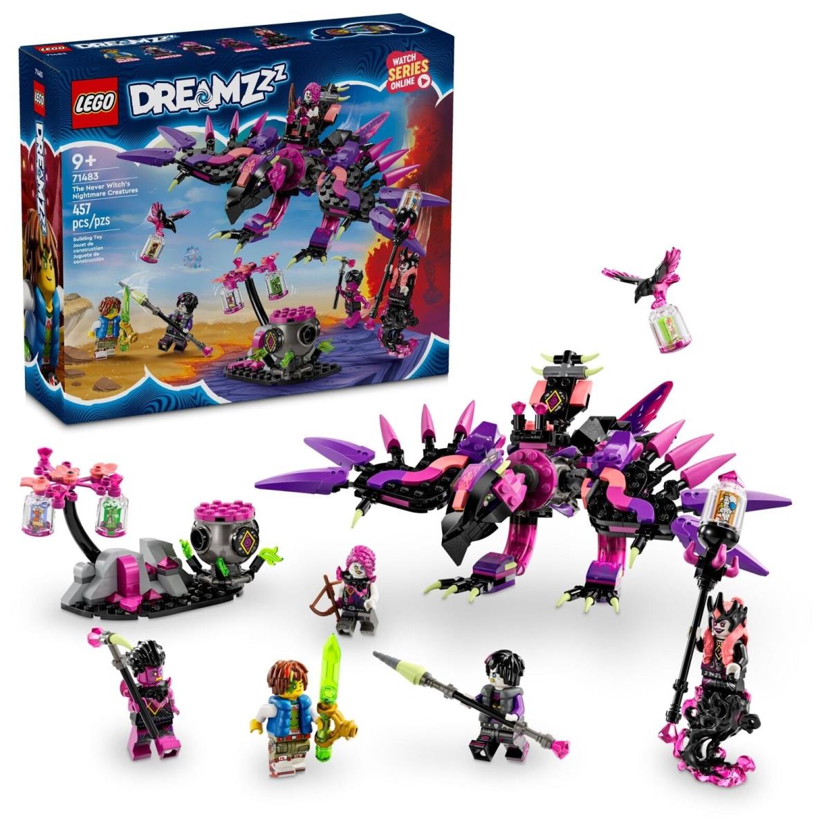 Lego Dreamzzz The Never Witch s Nightmare Creatures 71483