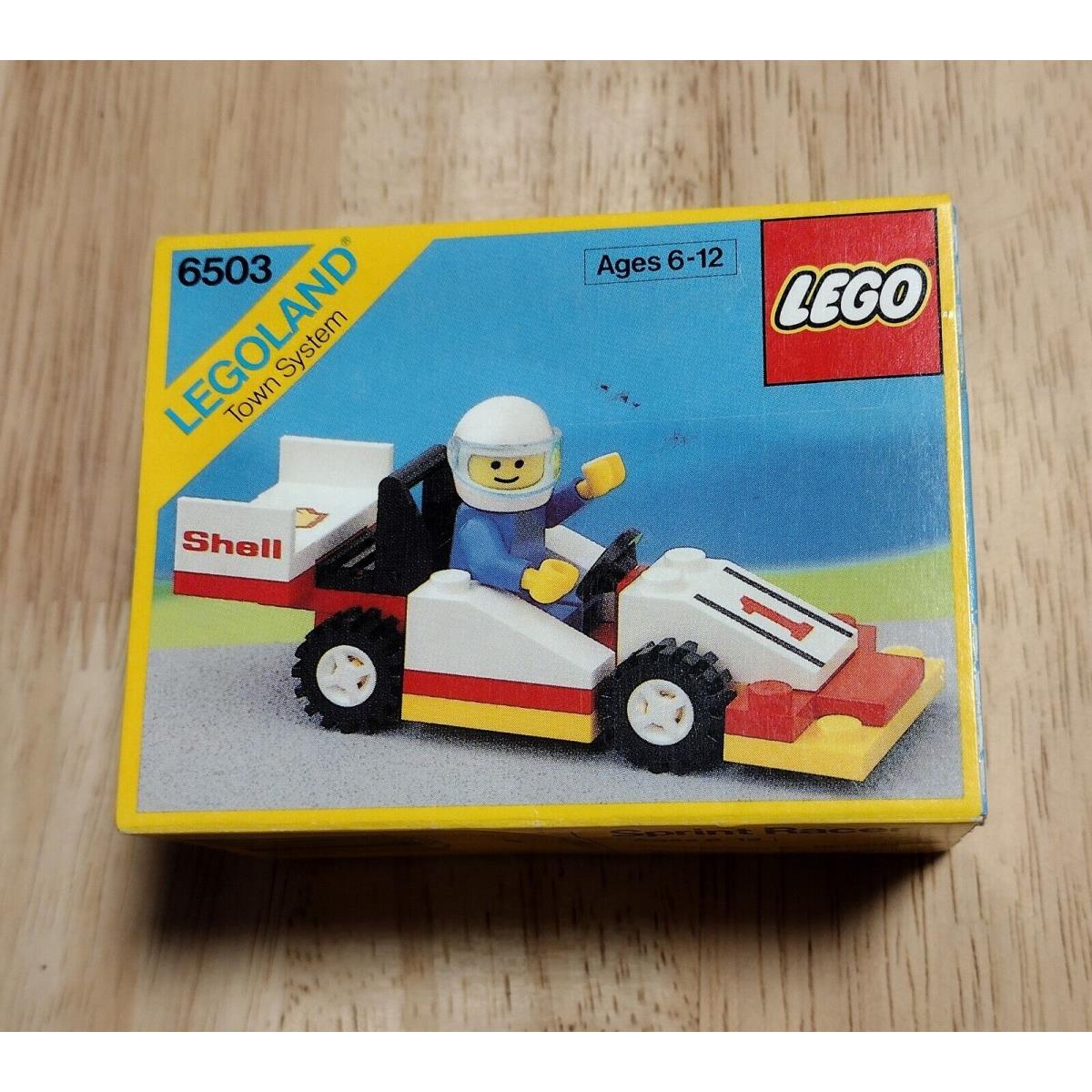 Vintage 1988 Legoland Lego Sprint Racer Town System 6503 Shell Race Car