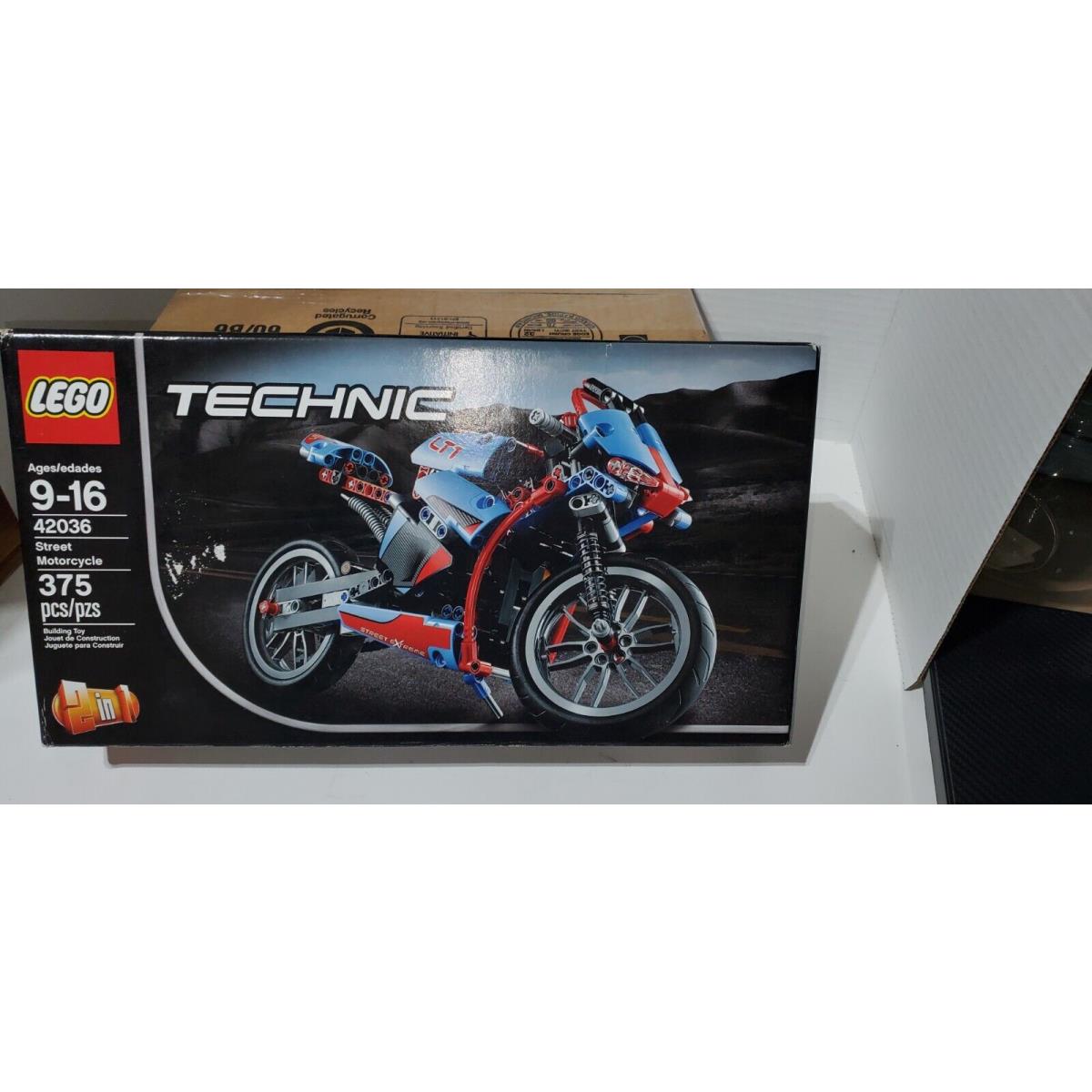 2015 Lego Technic Street Motorcycle 42036