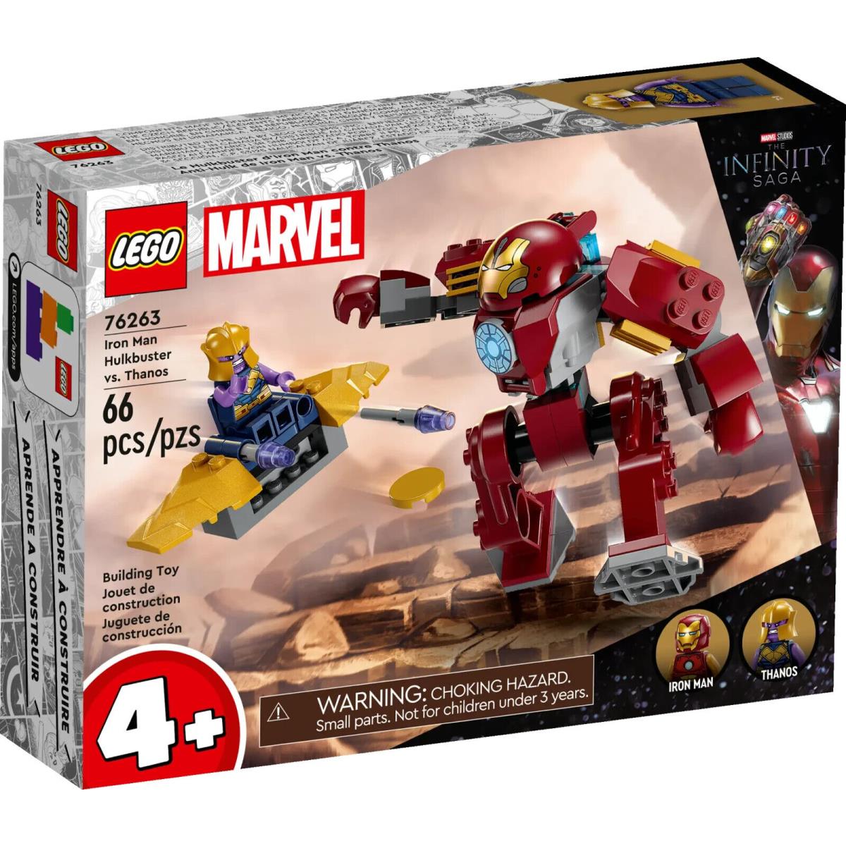 Lego Iron Man Hulkbuster Vs. Thanos 76263 Super Heroes Minifigure Building Set