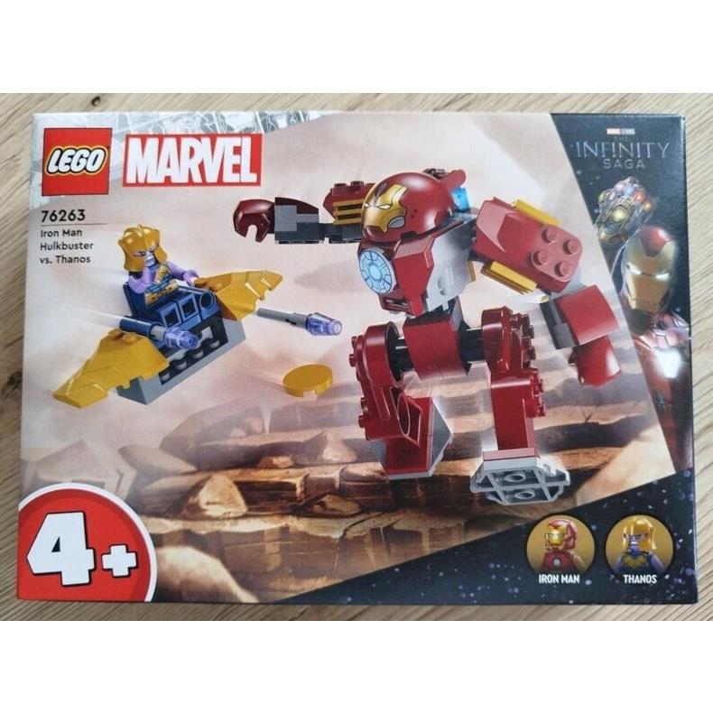 Lego Marvel Iron Man Hulkbuster Vs. Thanos 76263 Toy Building Kit 66 Pcs