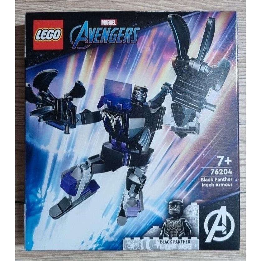 Lego Marvel Black Panther Mech Armor 76204 Toy Building Kit 124 Pcs