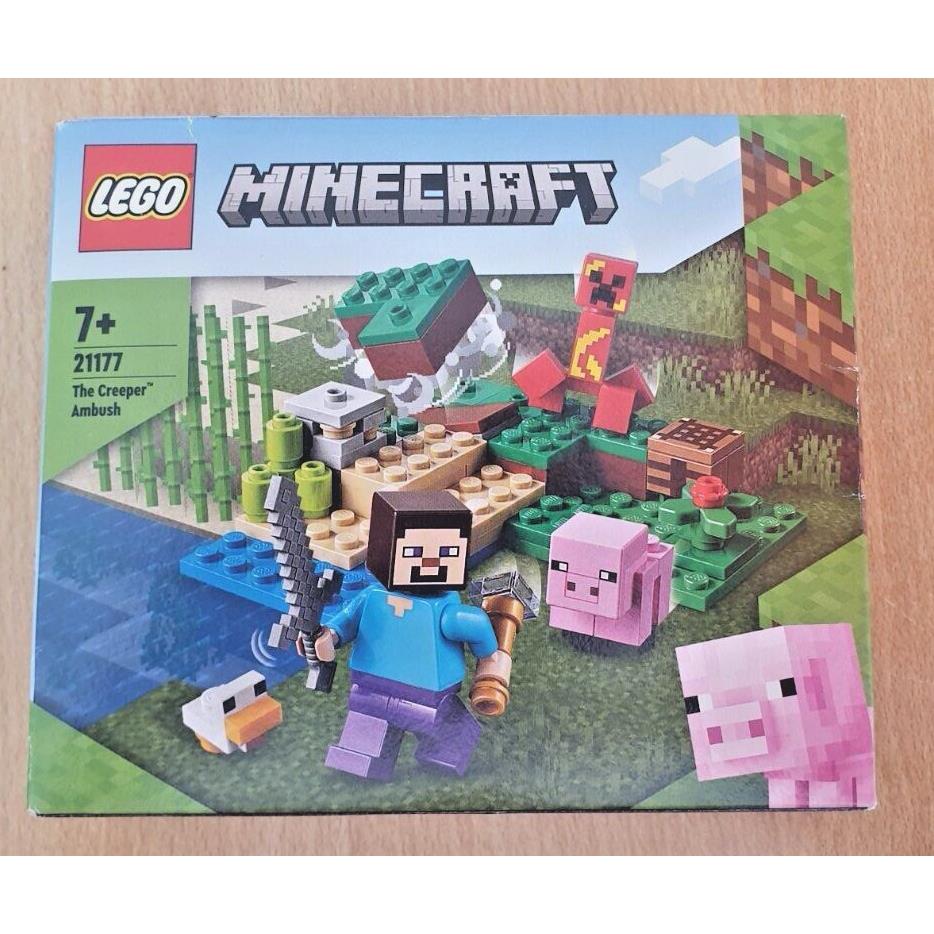 Lego Minecraft The Creeper Ambush 21177 Toy Building Kit 72 Pcs