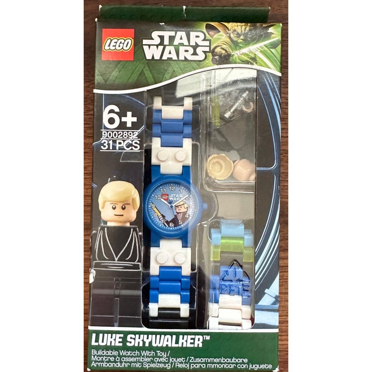 Luke Skywalker Lego Watch 9002892 Buildable Watch Toy Star Wars 2013