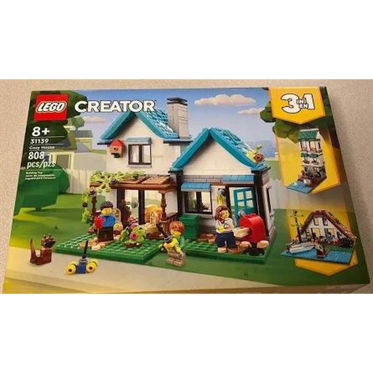 Lego Creator 3 in 1 Cozy House 31139 Building Toy Set Gift