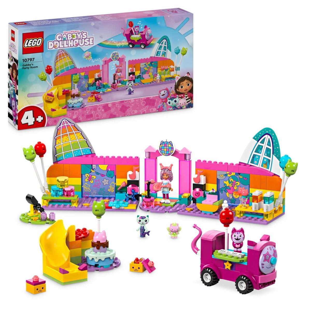 Lego Gabby s Dollhouse Gabby s Party Room Disco Playset For Kids DJ Entertainme