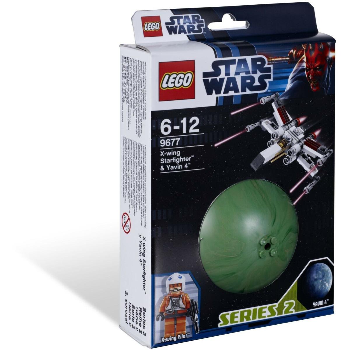 Lego X-wing Starfighter Yavin 4 9677 Star Wars Episode 4/5/6 Set