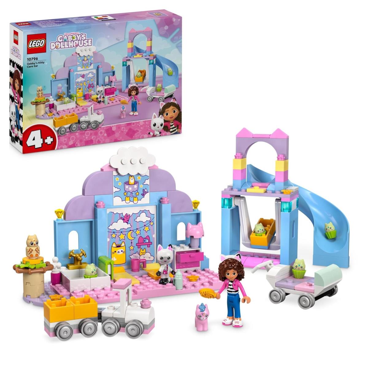 Lego Gabby s Dollhouse Gabby s Kitty Care Ear Animal Playset For Kids Role-play