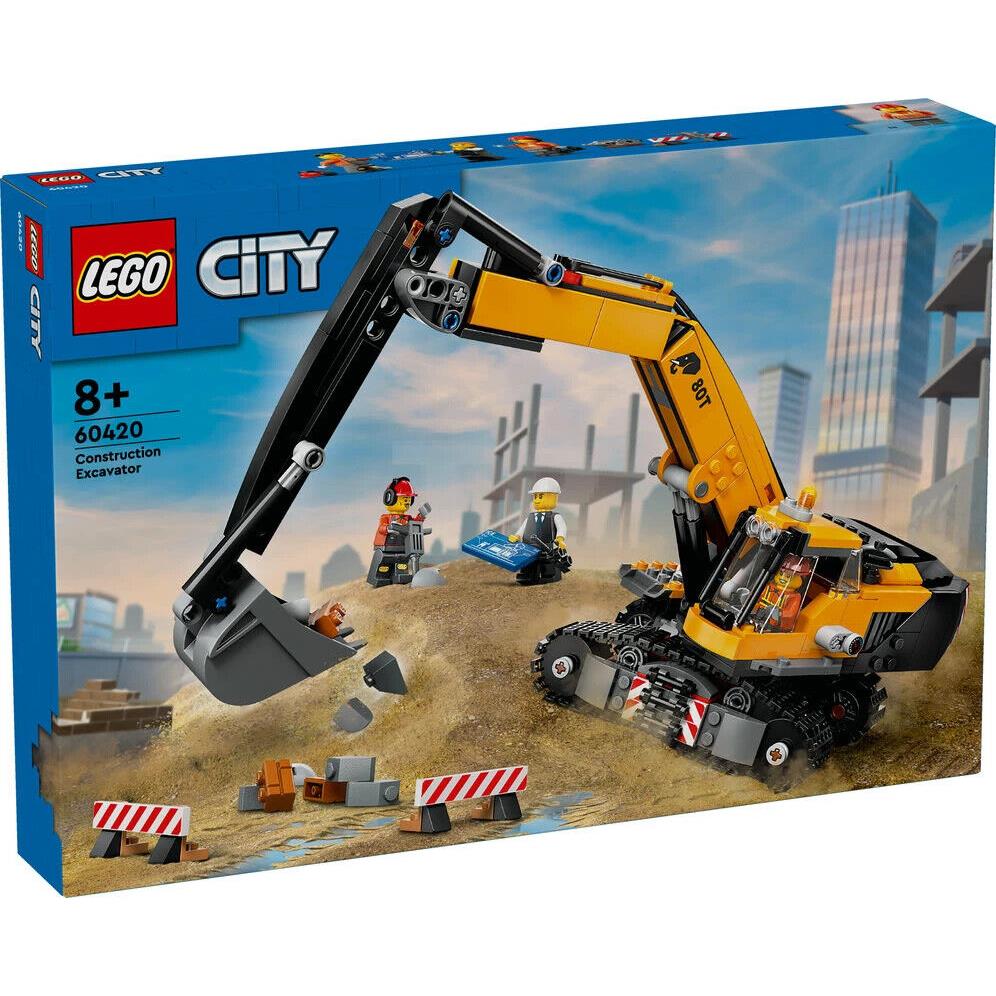 Lego City Yellow Construction Excavator 60420 Building Toy Set Gift