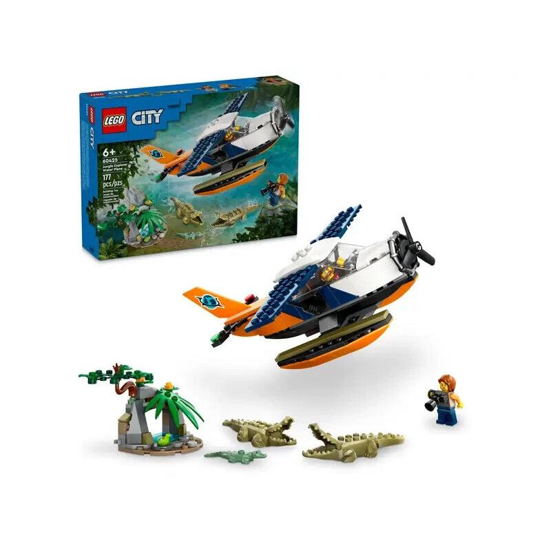 Lego Jungle Explorer Water Plane 60425 Jungle Minifigure Building Set