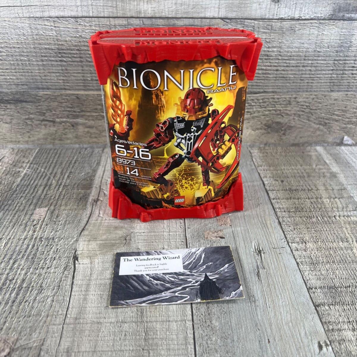 Lego 8973 Bionicle Raanu 2009 Nice Display Package