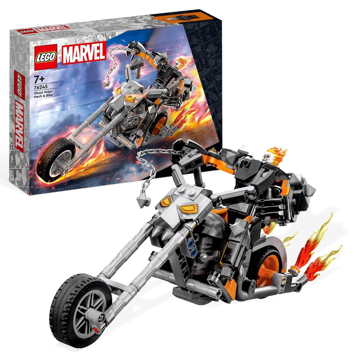 Lego 76245 Marvel Ghost Rider Mech and Bike 76244 Marvel Miles Morales Vs. Mor