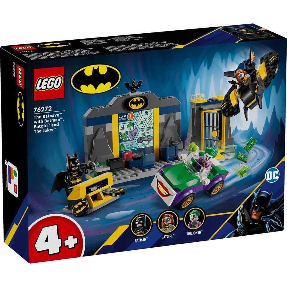 Lego DC Batman The Batcave with Batman Batgirl The Joker 76272 Building Set