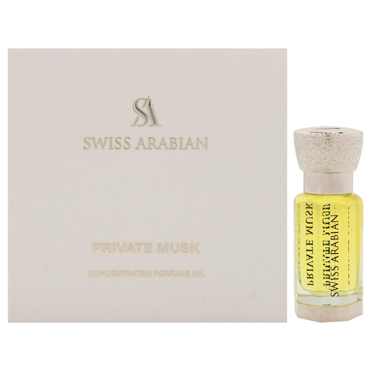 2 Pack Private Musk by Swiss Arabian For Unisex - 0.4 oz Parfum Oil