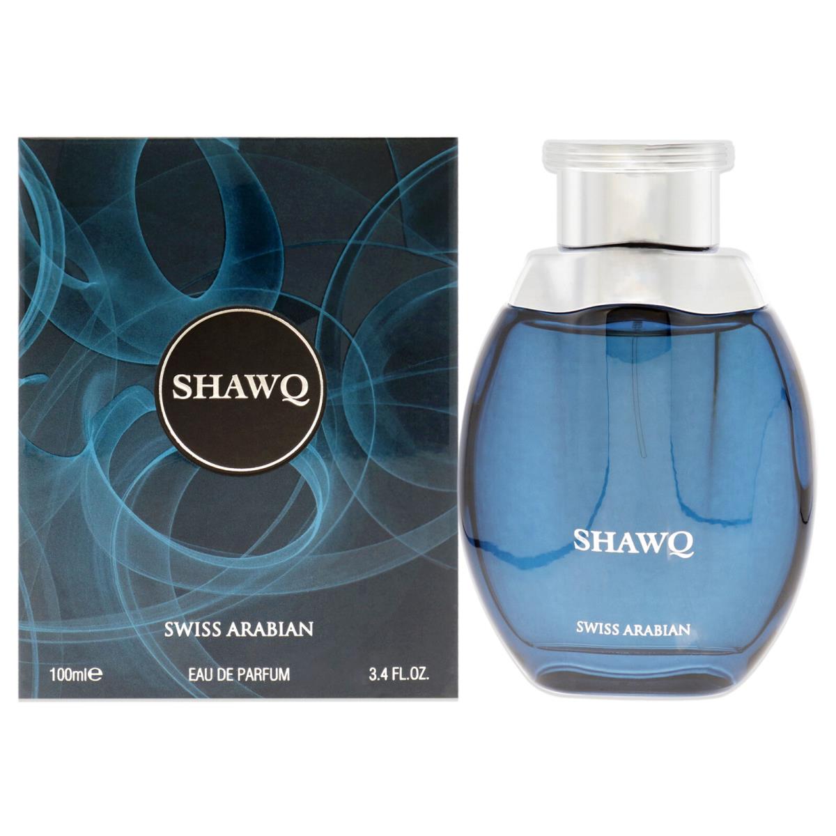 3 Pack Shawq by Swiss Arabian For Unisex - 3.4 oz Edp Spray