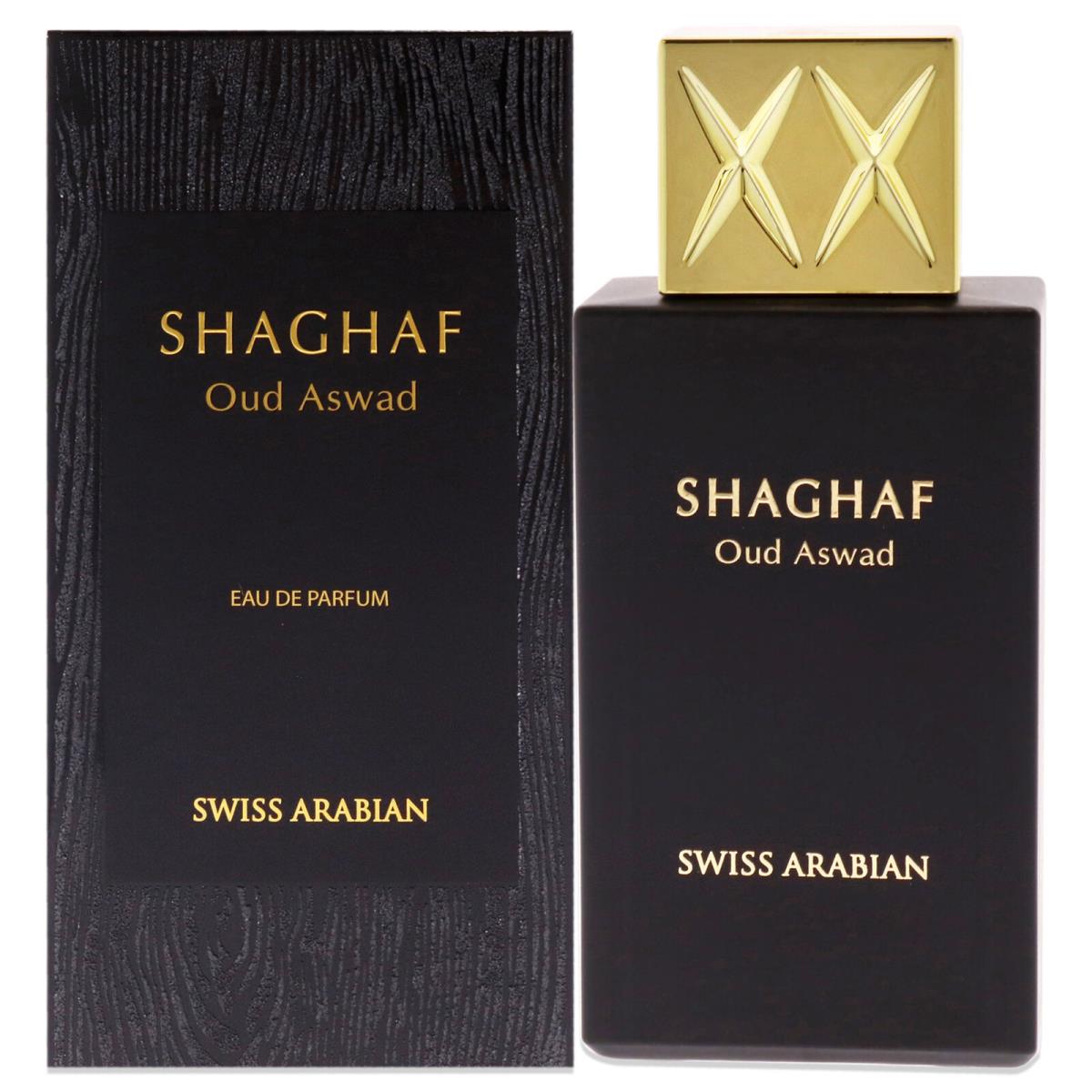 3 Pack Shaghaf Oud Aswad by Swiss Arabian For Unisex - 2.5 oz Edp Spray