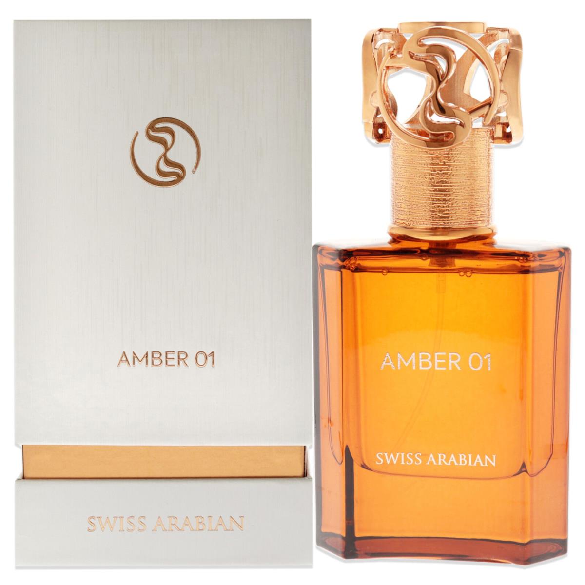 Amber 01 by Swiss Arabian - Fragrance For Men and Women - 1.7 oz Edp Spray