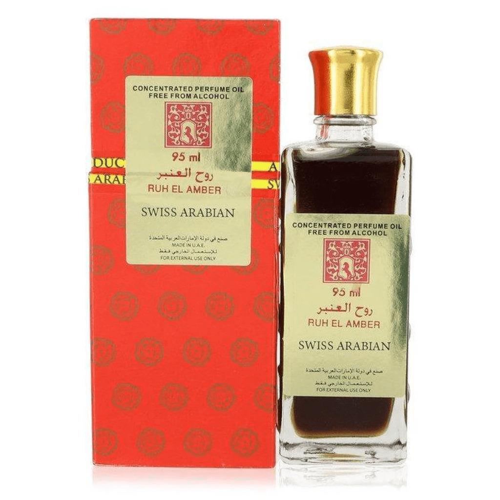 Ruh El Amber Perfume Oil - 95 ML 3.2 oz by Swiss Arabian