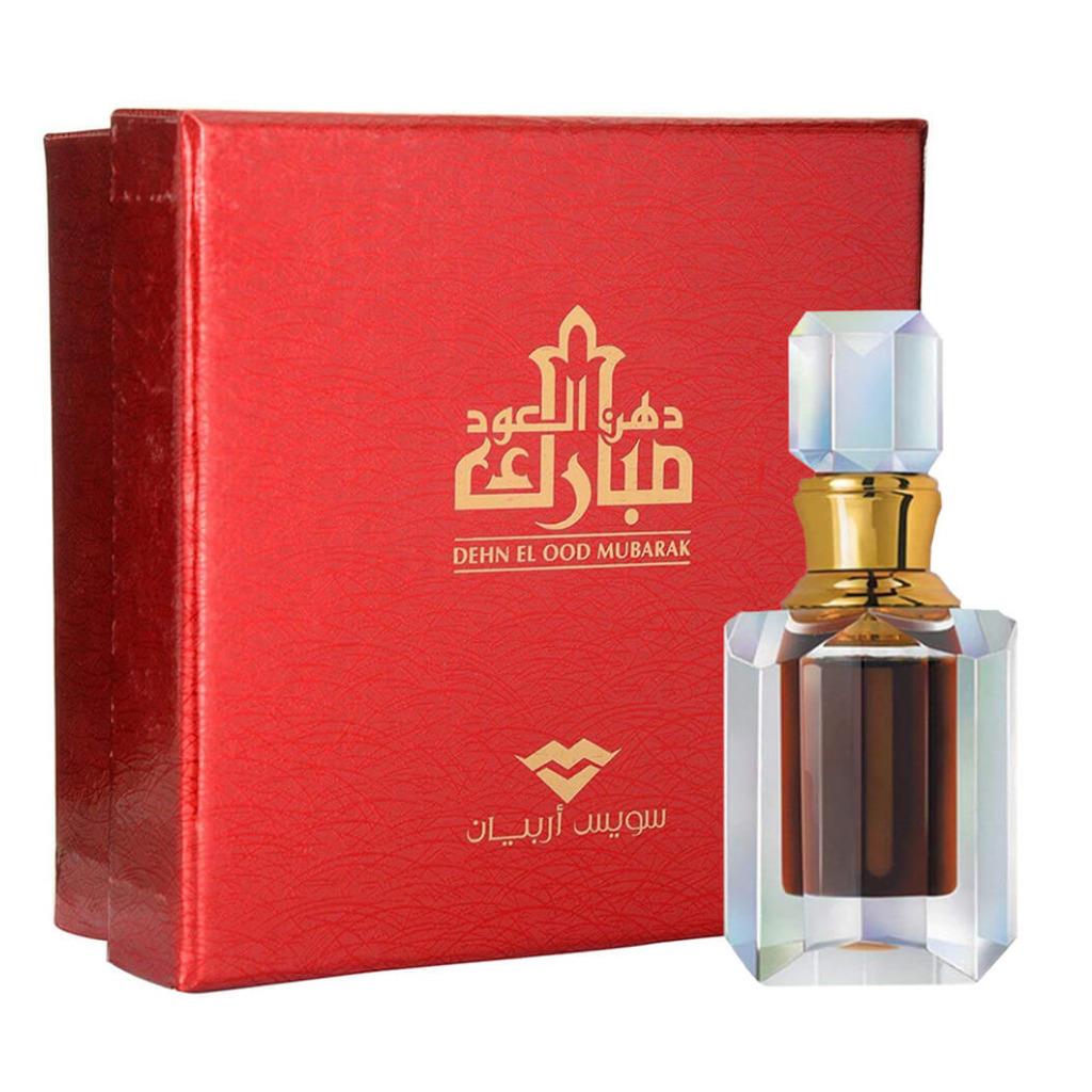 Dehn El Ood Mubarak Perfume Oil - 6 ML 0.2 oz by Swiss Arabian