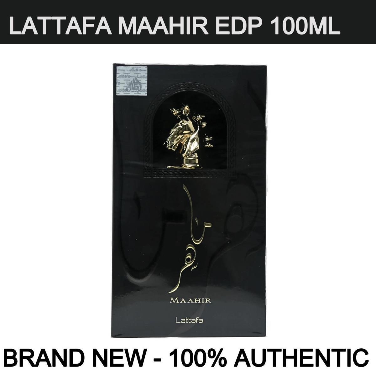 Lattafa Maahir Unisex Eau de Parfum Spray 3.4oz/100ml