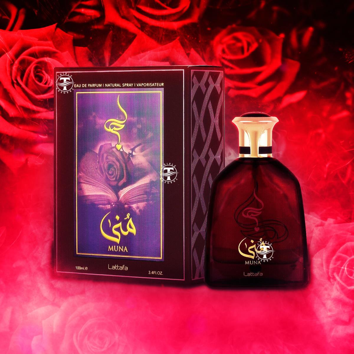 Muna By Lattafa 100ml 3.4 FL OZ Eau De Parfum