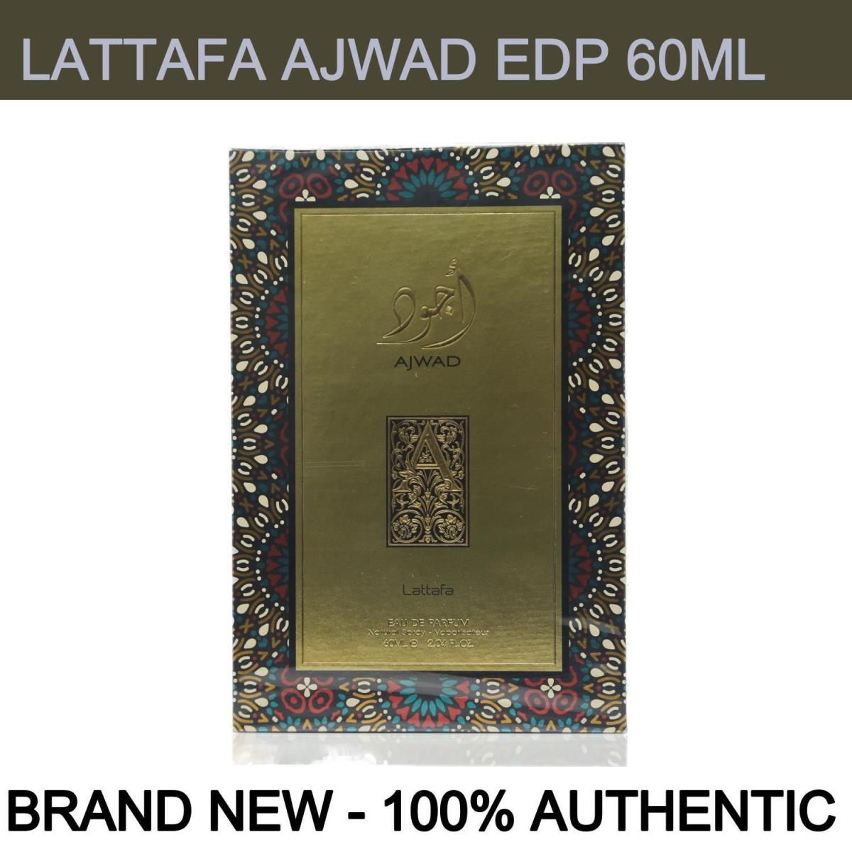 Lattafa Perfumes Ajwad Eau de Parfum Unisex Spray 2.0oz/60ml