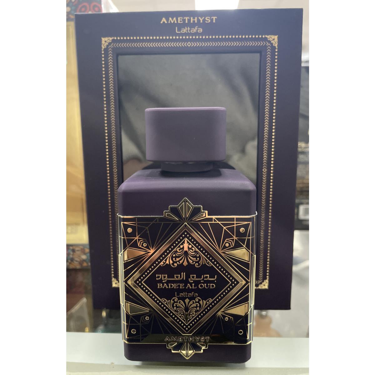 Lattafa Bade`e Al Oud Amethyst Perfume 3.4 oz Eau De Parfum Spray