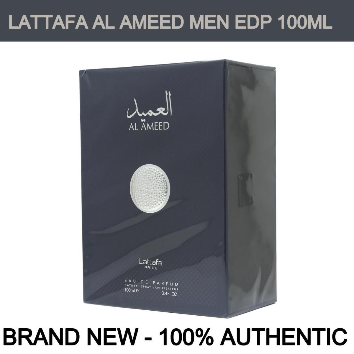 Lattafa Perfumes Al Ameed Eau de Parfum Spray For Men 100ml