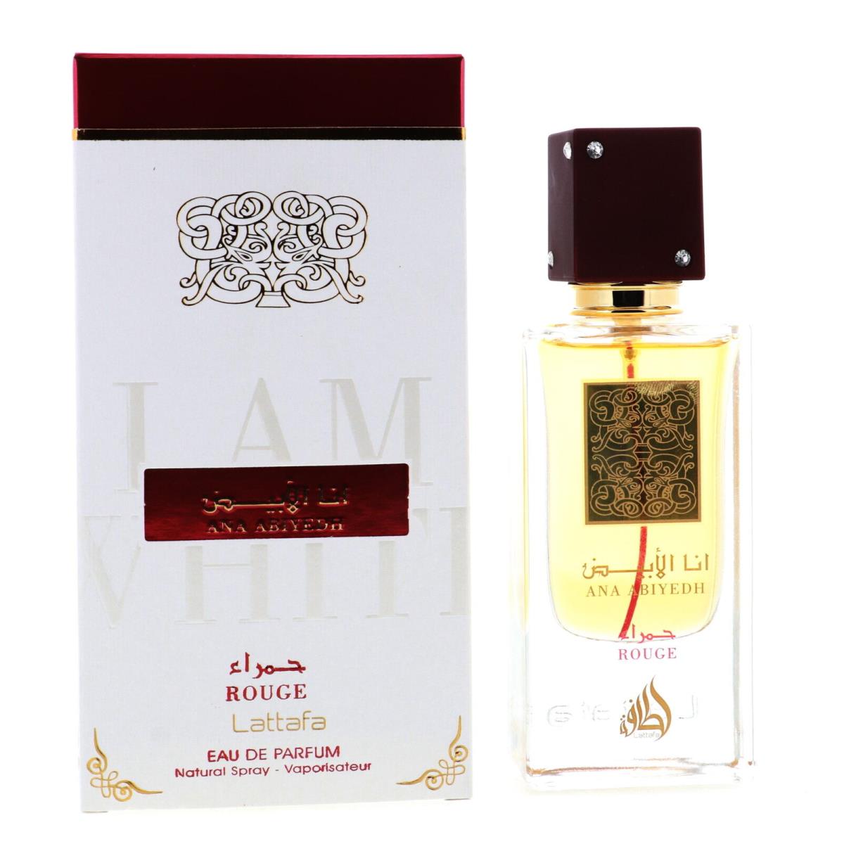 Lattafa Ana Abiyedh Rouge Eau de Parfum 2 oz 2 Pack