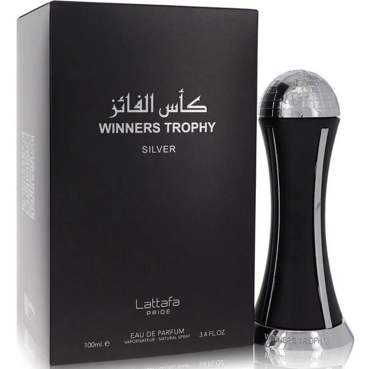 Pride Winners Trophy Silver by Lattafa For Unisex Edp 3.3 / 3.4 oz