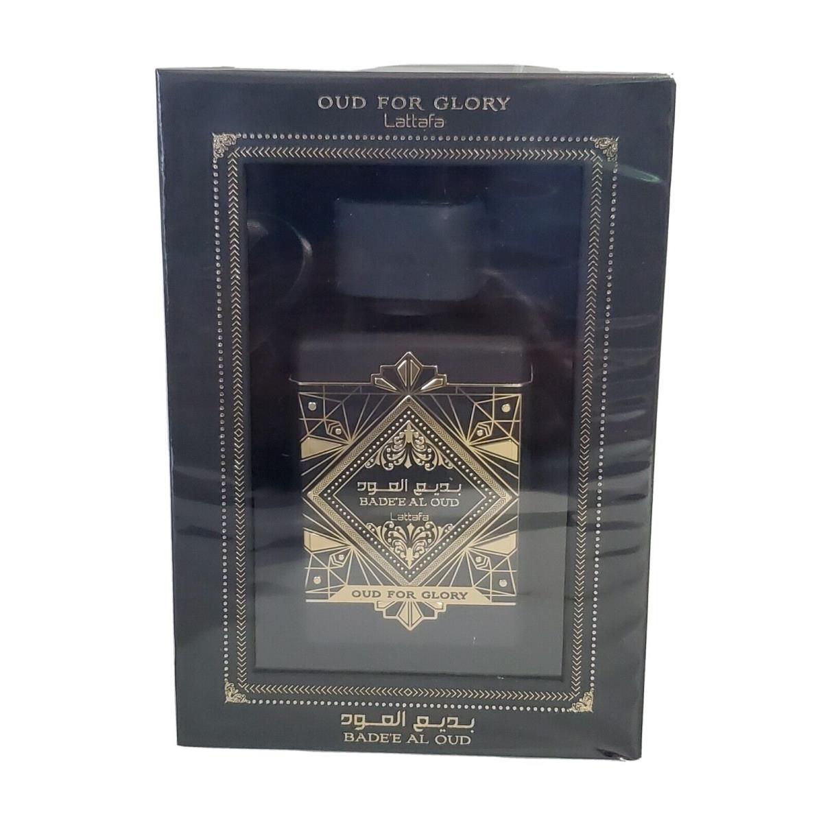 Lattafa Oud For Glory Badee AL Oud 3.4 Fl.oz 100 ML Eau DE Parfum Spray For Unisex