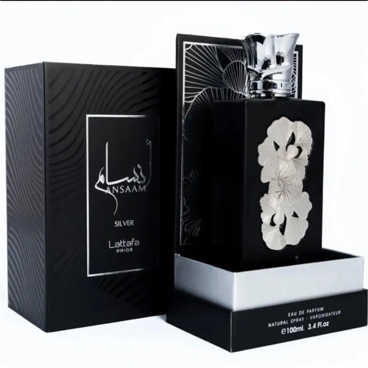 Ansaam Silver Edp Perfume By Lattafa Pride 100 ML Hottest Newest Release