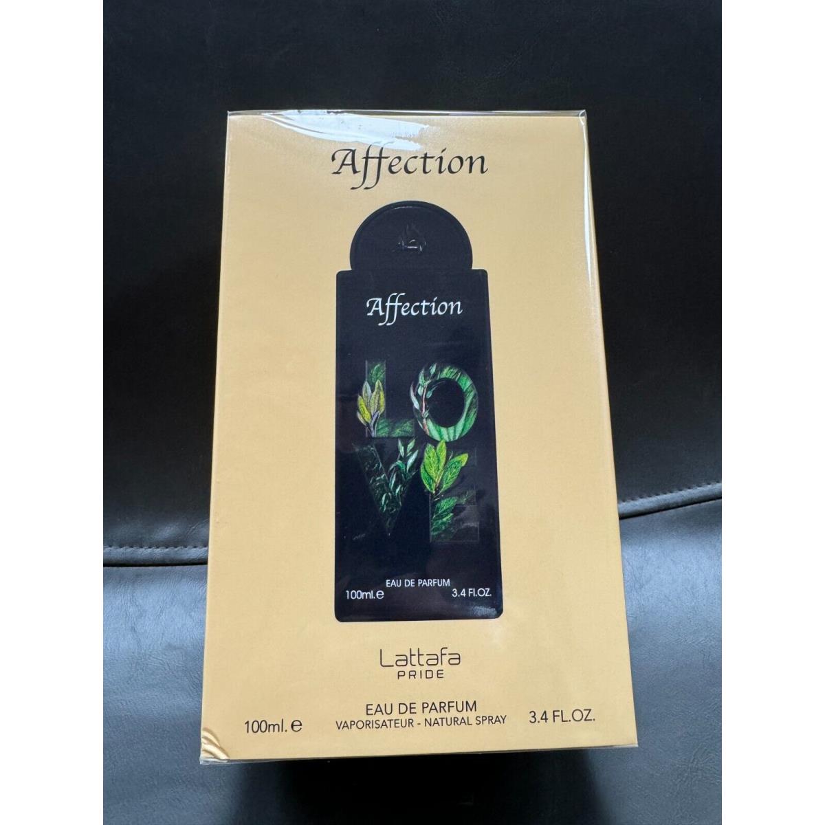 Affection Lattafa 3.4 FL OZ /100 ML Edp Natural Spray Lattafa Pride